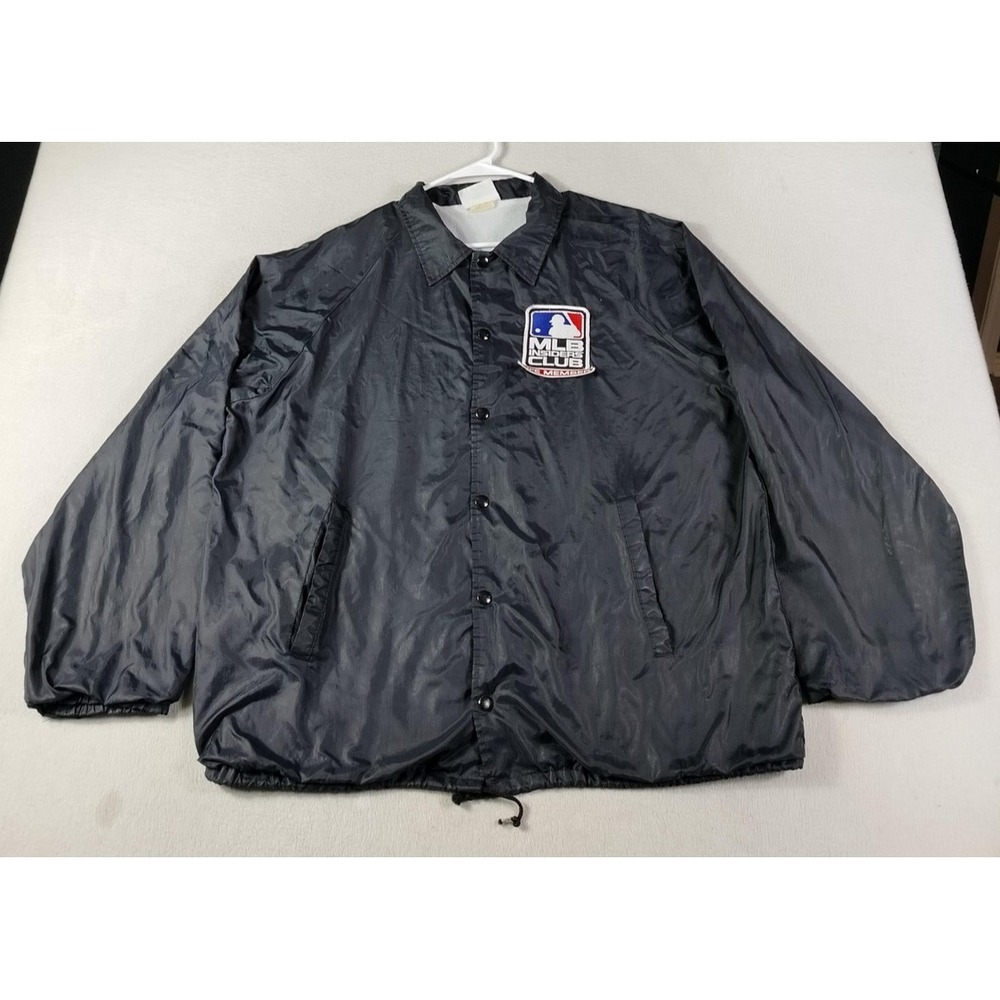 Vintage Hartwell Sports MLB Insiders Club Jacket Mens XL Black MLB Life Member